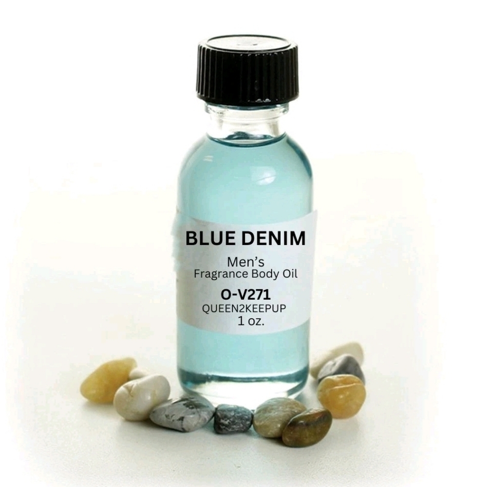 Blue Denim (Men) Body Oil 1 oz Fragrance All Natural Scent